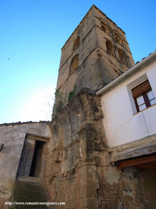 LIENZO NORTE DE LA TORRE Y RESTOR DE MURO SUR DE LA NAVE
